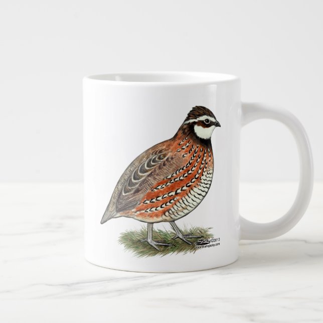 Bobwhite Quail Tupp Jumbo Mugg (Höger)