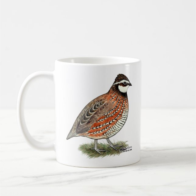 Bobwhite Quail Tupp Kaffemugg (Vänster)