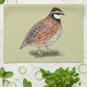 Bobwhite Quail Tupp Kökshandduk