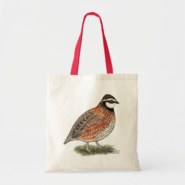 Bobwhite Quail Tupp Tygkasse (Framsidan)