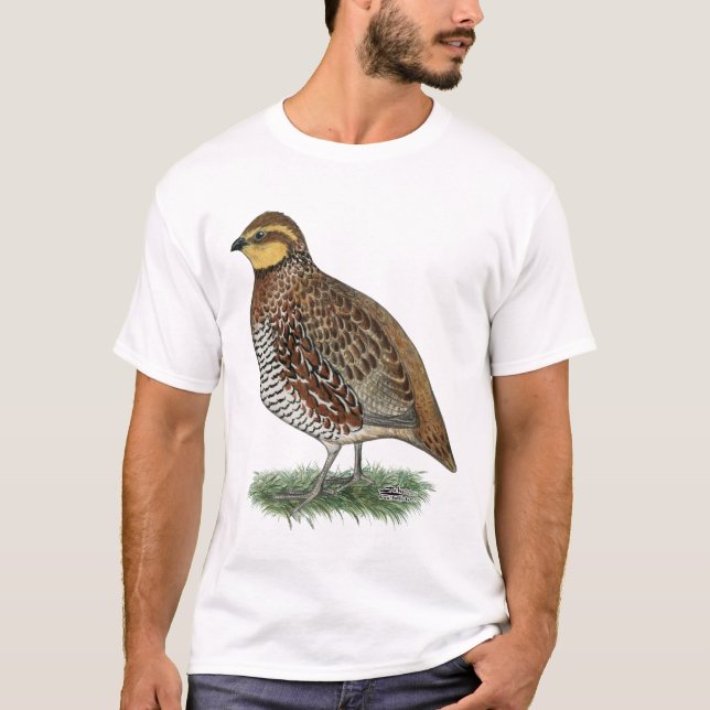 BobwhiteQuailhöna T-shirt (Framsida)