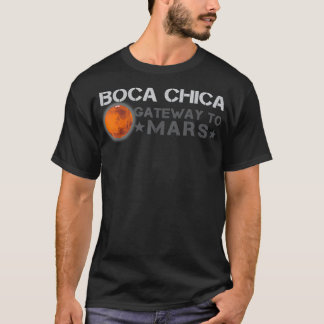 Boca Chica Gatewayen till Mars - uppta Red Pl T Shirt