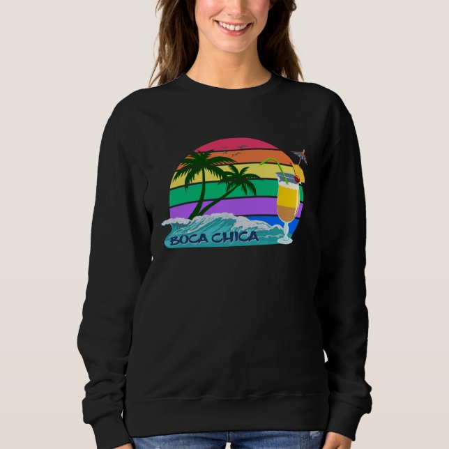 Boca Chica Palms Dominican Republic Caribbean  Sou T Shirt (Framsida)