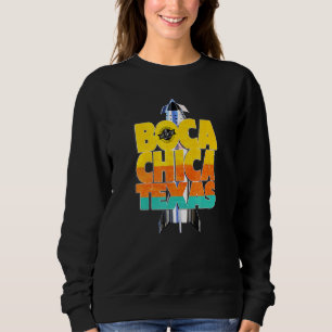 Boca Chica Texas Starship Coola Retro Space Rocket T Shirt