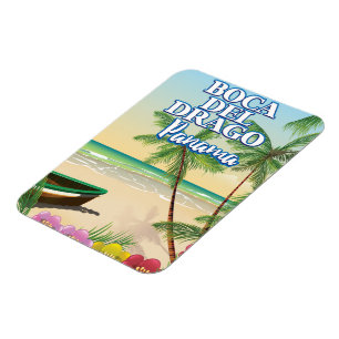 Boca del Drago Panama Beach-reseaffisch Magnet