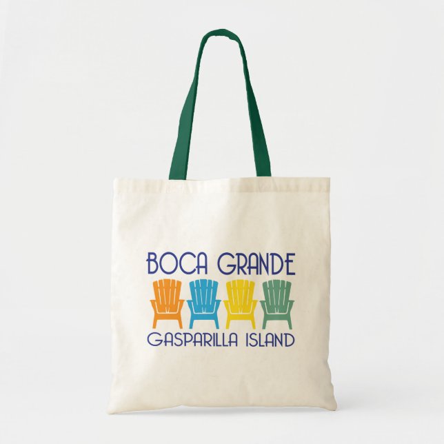 Boca Grande Gasparilla Island Florida-stolar Tygkasse (Framsidan)