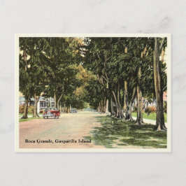 Boca Grande, Gasparilla Island vintage gata Vykort