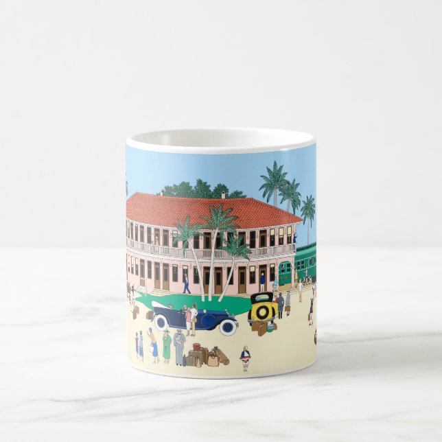 Boca Grande Historic Railroad Depot Kaffemugg (Center)