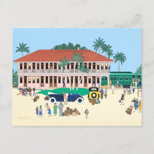 Boca Grande Railroad Station 1928 Vykort