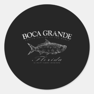 Boca Grande Tarpon Capital of the World Gasparilla Runt Klistermärke