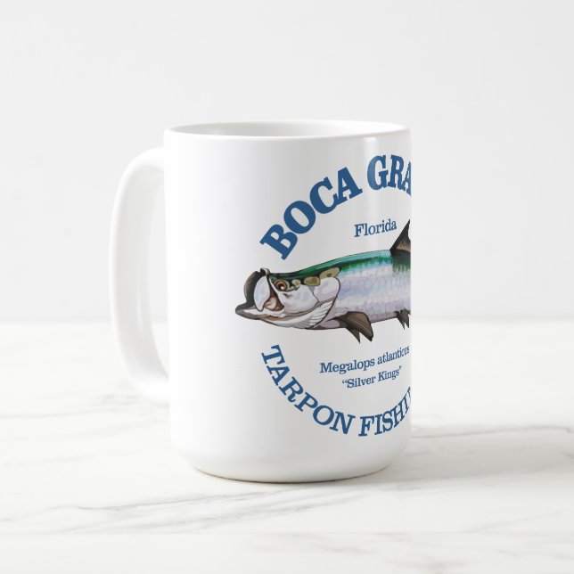 Boca Grande Tarpon Fishing Kaffemugg (Framsida vänster)