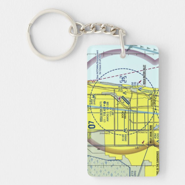 Boca Raton Airport-diagram/taxi-diagram (Framsidan)