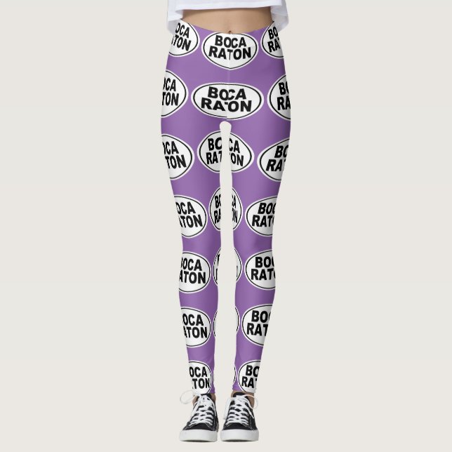 Boca Raton Florida Leggings (Framsida)