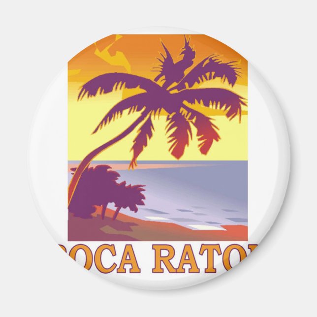 Boca Raton, Florida Magnet (Framsidan)