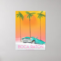 Boca Raton Florida-reseaffisch.