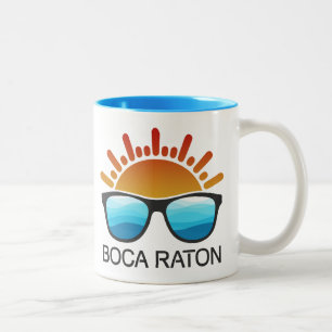 Boca Raton Florida Solglasögon Två-Tonad Mugg