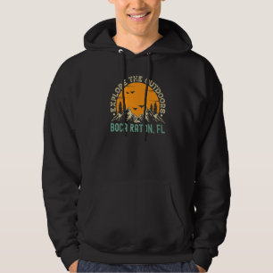 Boca Raton Florida utforskar utomhusen Hoodie