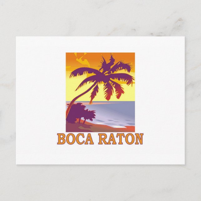 Boca Raton, Florida Vykort (Framsida)