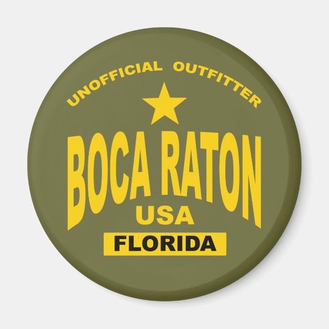Boca Raton Magnet (Framsidan)