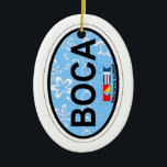 Boca Raton - oval design Julgransprydnad Keramik<br><div class="desc">Boca Raton - oval design.</div>