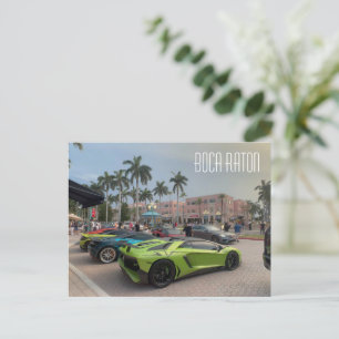 Boca Raton Supercars vykort