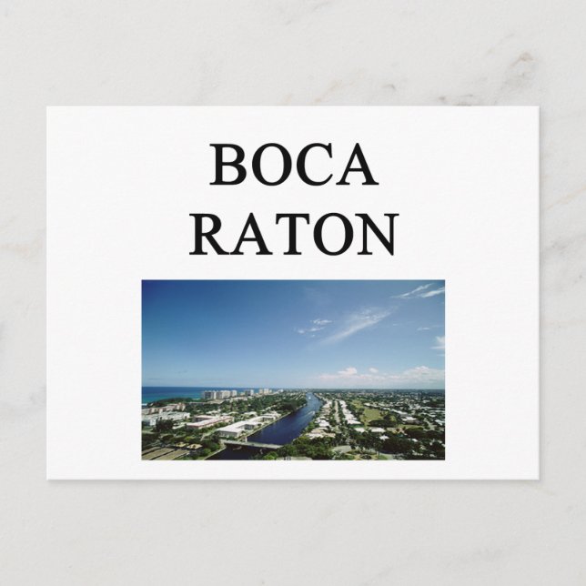boca raton vykort (Framsida)