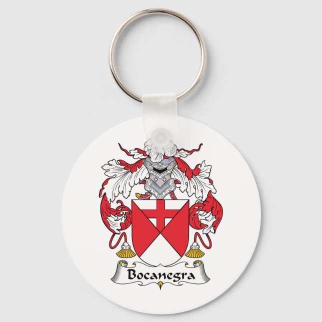 Bocanegra Family Crest Nyckelring (Framsida)
