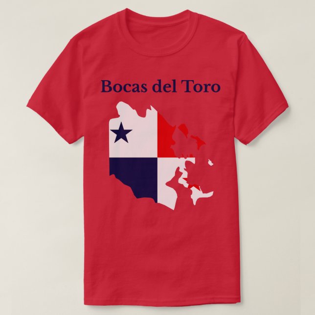 Bocas del Toro Province Panama T Shirt (Design framsida)