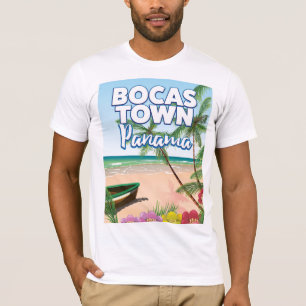 Bocas Town Panama Beach-reseaffär T Shirt