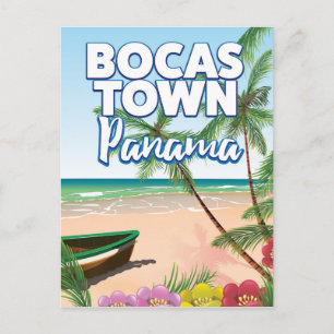 Bocas Town Panama Beach-reseaffär Vykort