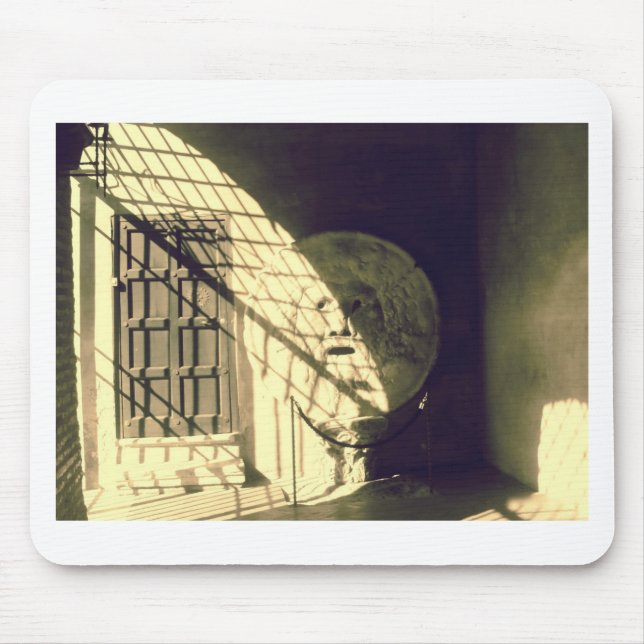 Bocca della Verita (munnen av sanning) Musmatta (Framsidan)