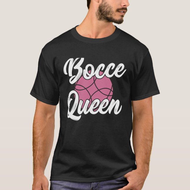 Bocca-spelexpert Bocca Bocca Boll Bocce Quee T Shirt (Framsida)