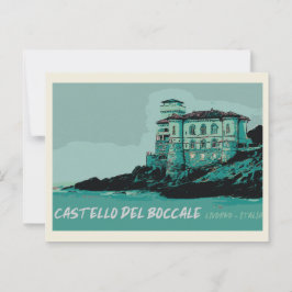 Boccale Castle, Toskans kustlandmärke, Italien Vykort