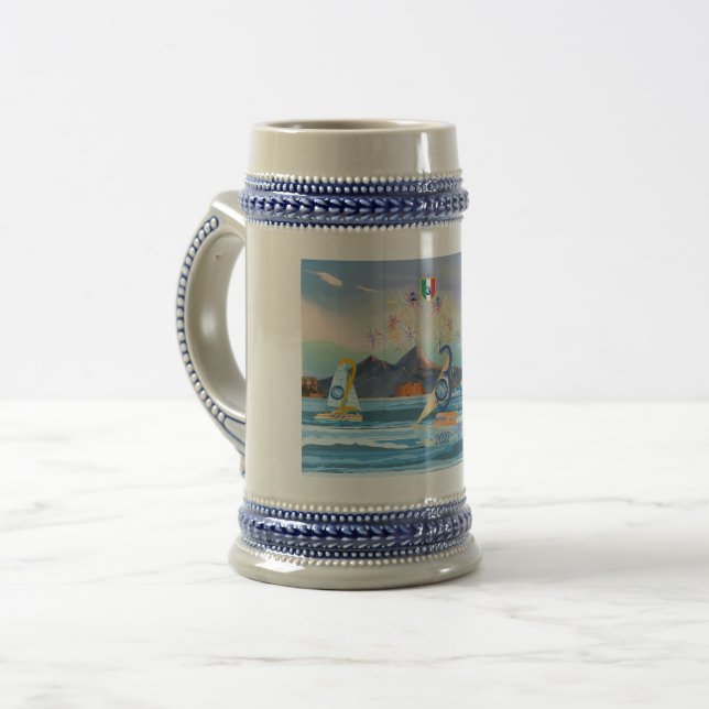 Boccale di birra commemorativo scudetto Napoli Sejdel (Framsida vänster)