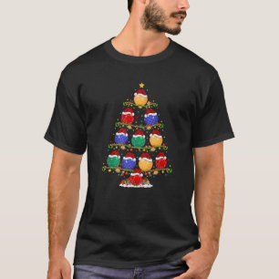 Bocce Älskare Julafton Lighting Santa Bocce jul T Shirt