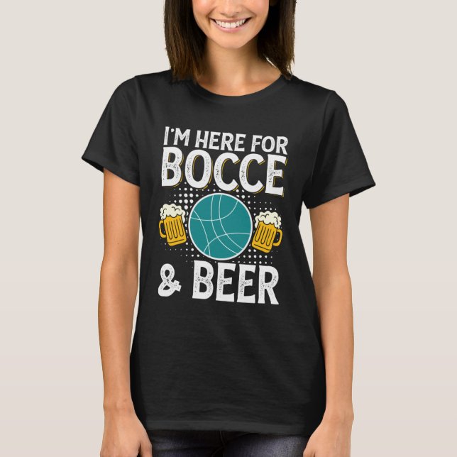 Bocce Ball Bocce Player  13 T Shirt (Framsida)