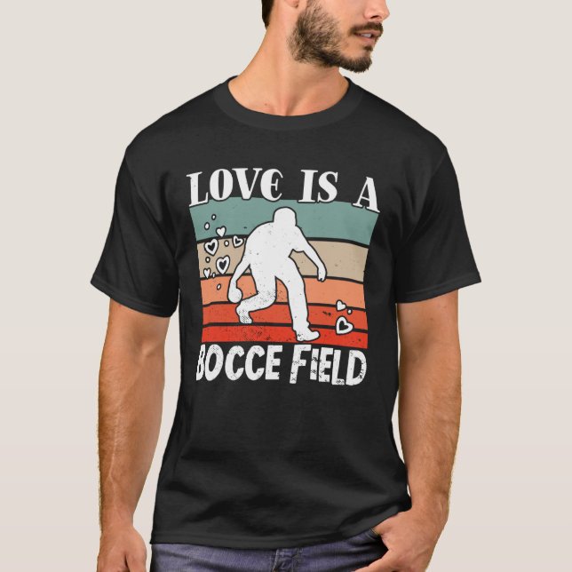 Bocce Ball Bocce Player  23 T Shirt (Framsida)