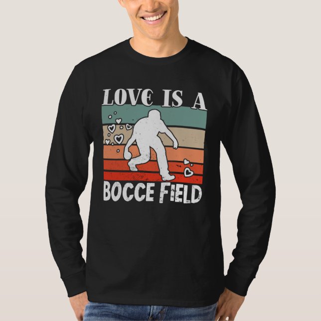 Bocce Ball Bocce Player  23 T Shirt (Framsida)