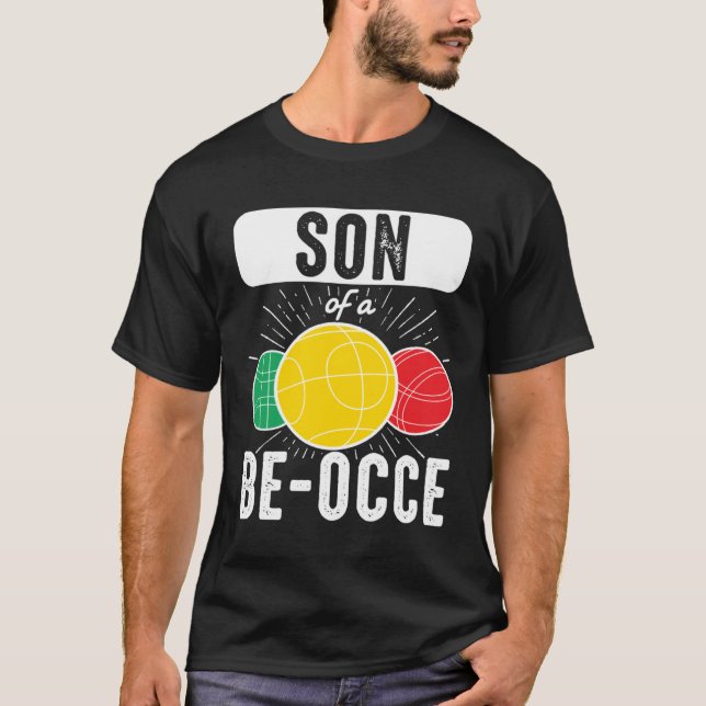 Bocce Ball Bocce Player  24 T Shirt (Framsida)