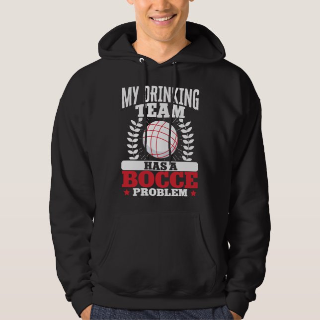 Bocce Ball Bocce Player  4 Hoodie (Framsida)