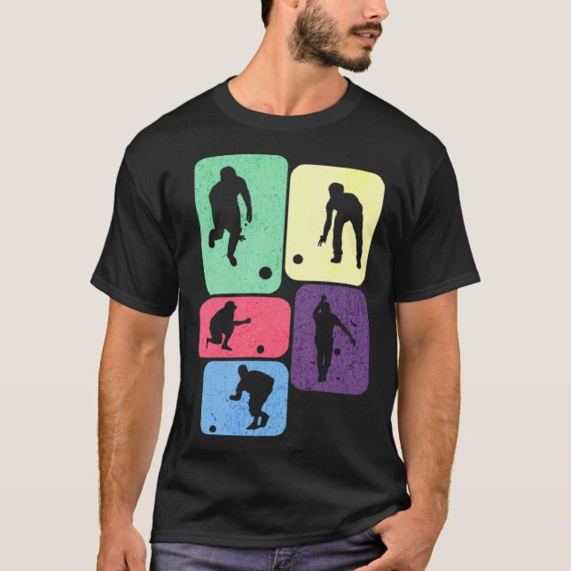 Bocce Ball Player  6 T Shirt (Framsida)