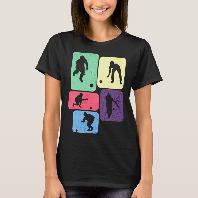 Bocce Ball Player  6 T Shirt (Framsida)