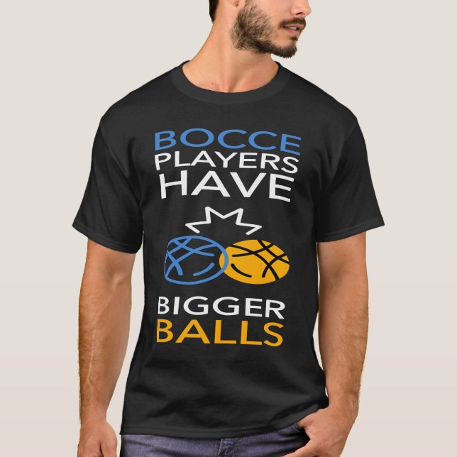 Bocce Ball Player Bowling  1 T Shirt (Framsida)