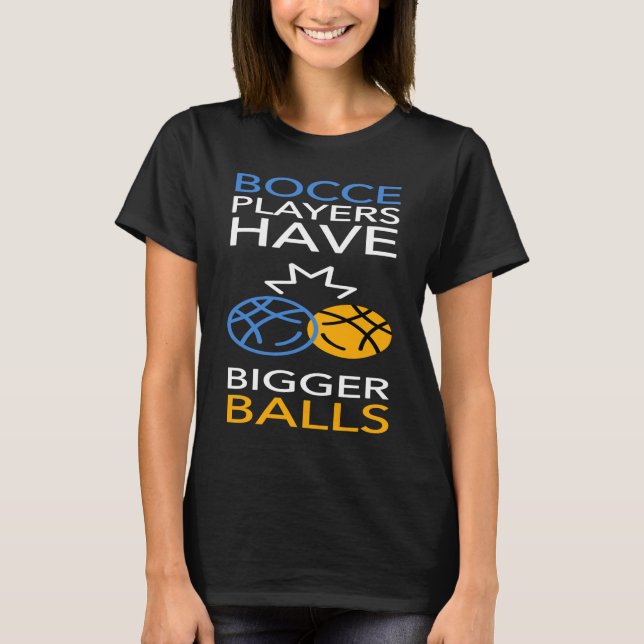 Bocce Ball Player Bowling  1 T Shirt (Framsida)