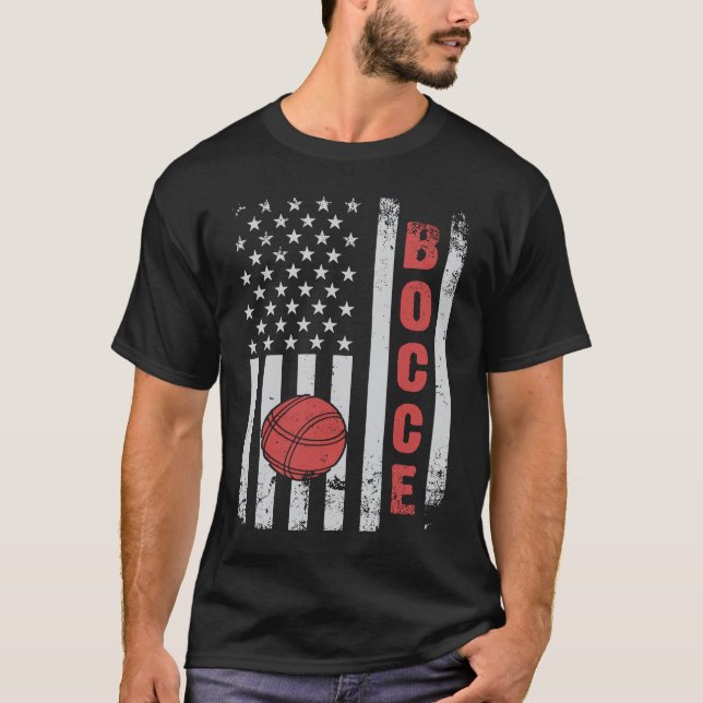 Bocce Ball Player for Petanque Game  10 T Shirt (Framsida)