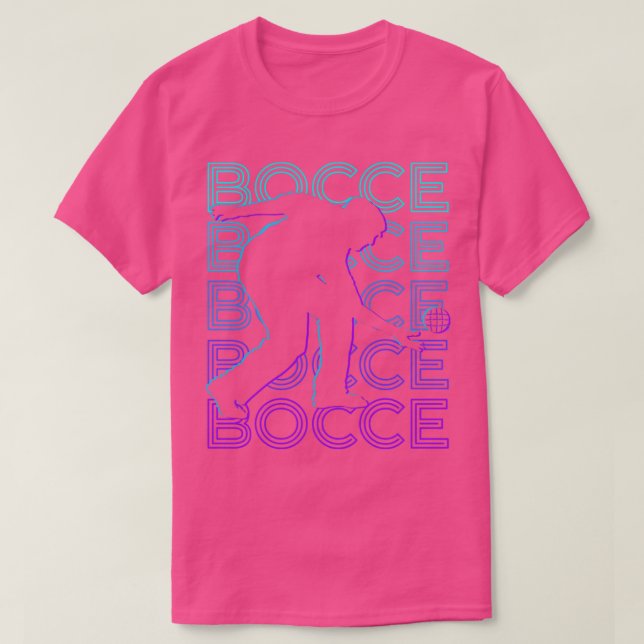 Bocce Bocci Retro Gift T Shirt (Design framsida)