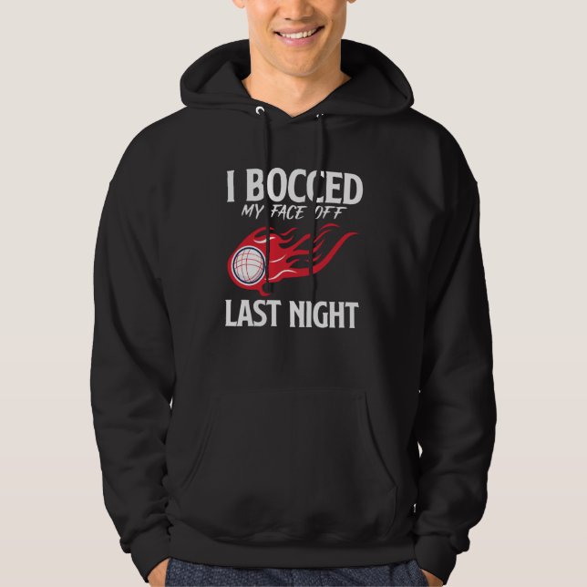 Bocce Boll Bocce Spelare 2 Hoodie (Framsida)