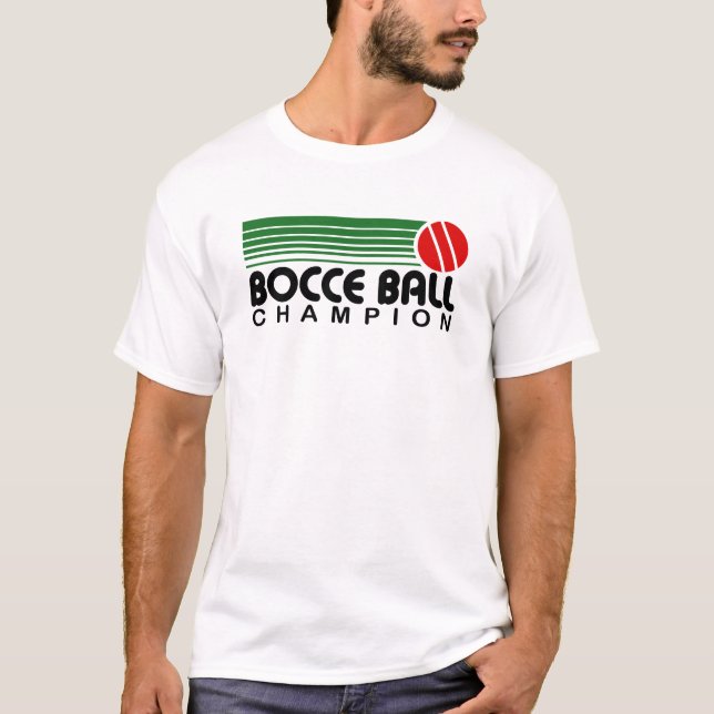 Bocce Boll Champion T-shirt (Framsida)