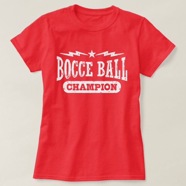Bocce Boll Champion Tee (Design framsida)