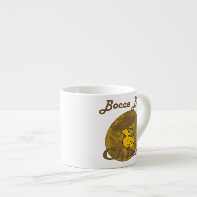 Bocce Boll Chick #6 Espressomugg (Framsida höger)